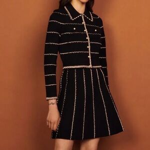 Sandro Black Infinity Stretch Cardigan NWT Size 1